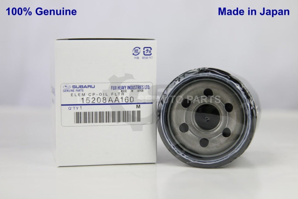 2X Genuine Subaru Oil Filters 15208-Aa160 Engine Filter