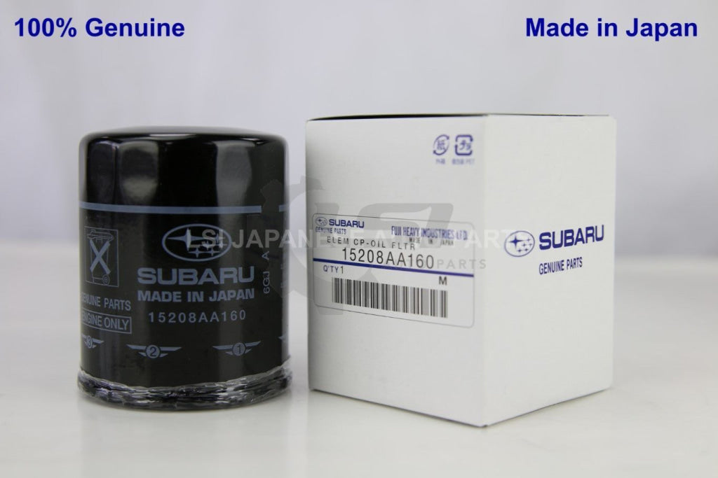 2X Genuine Subaru Oil Filters 15208-Aa160 Engine Filter