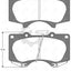 Front And Rear Brake Pads Disc Rotors For Prado 150 Kdj Grj Gdj Set