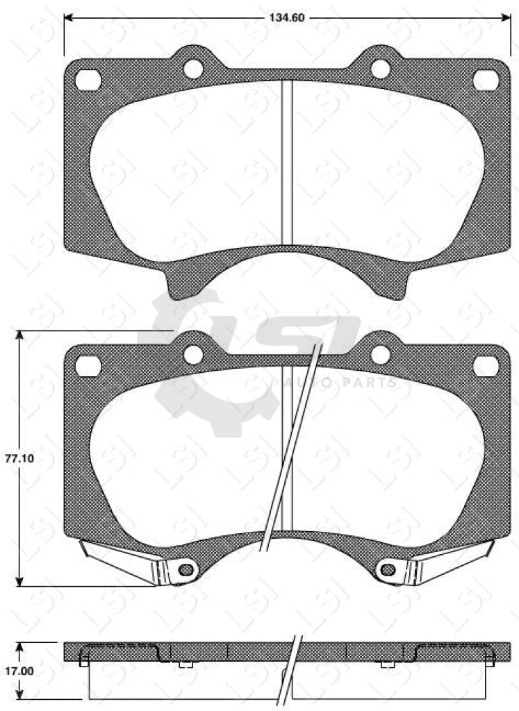 Front And Rear Brake Pads Disc Rotors For Prado 150 Kdj Grj Gdj Set