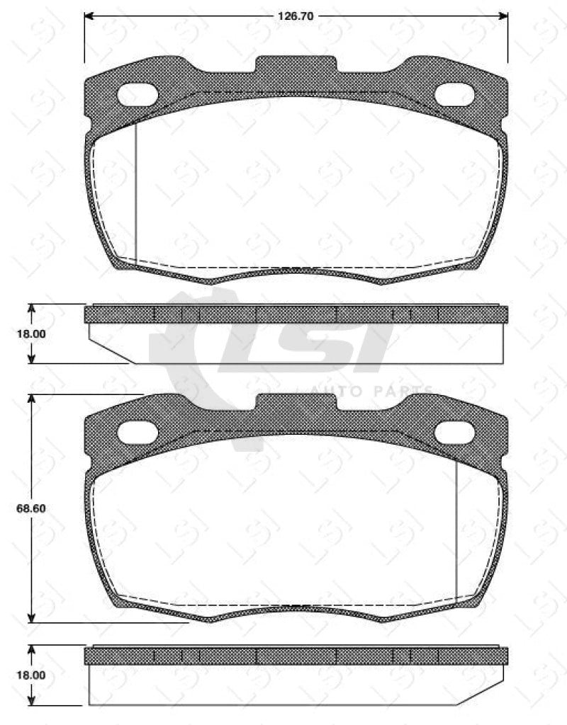 Remsa Brake Pad Landrover Pads