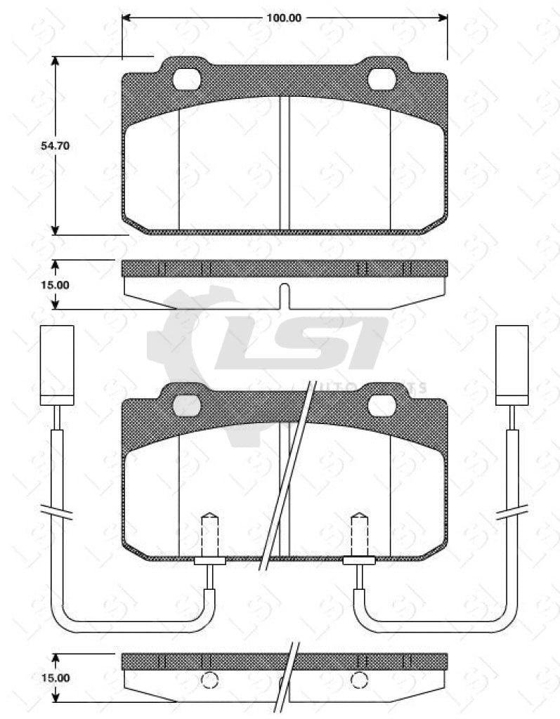 Remsa Brake Pads Fr Alfa Romeo