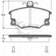 Remsa Brake Pads Fr Alfa Romeo/Fiat