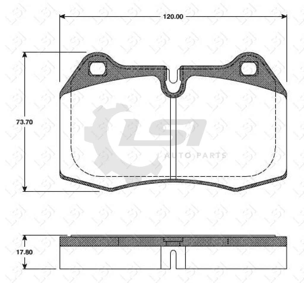 Remsa Brake Pads Fr Bmw