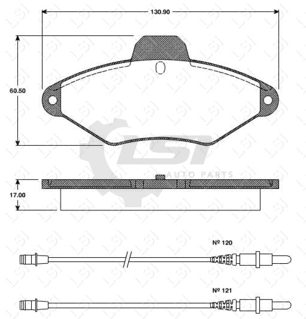 Remsa Brake Pads Fr Citroen