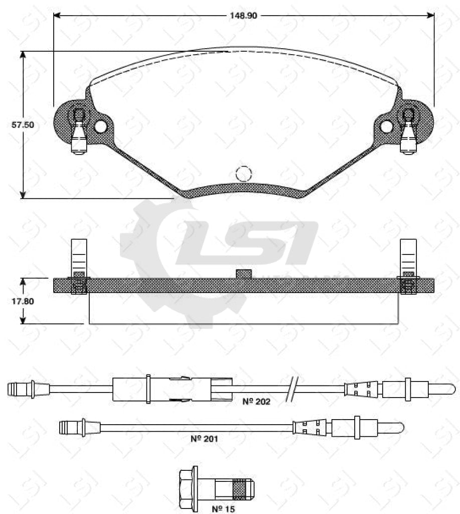 Remsa Brake Pads Fr Citroen