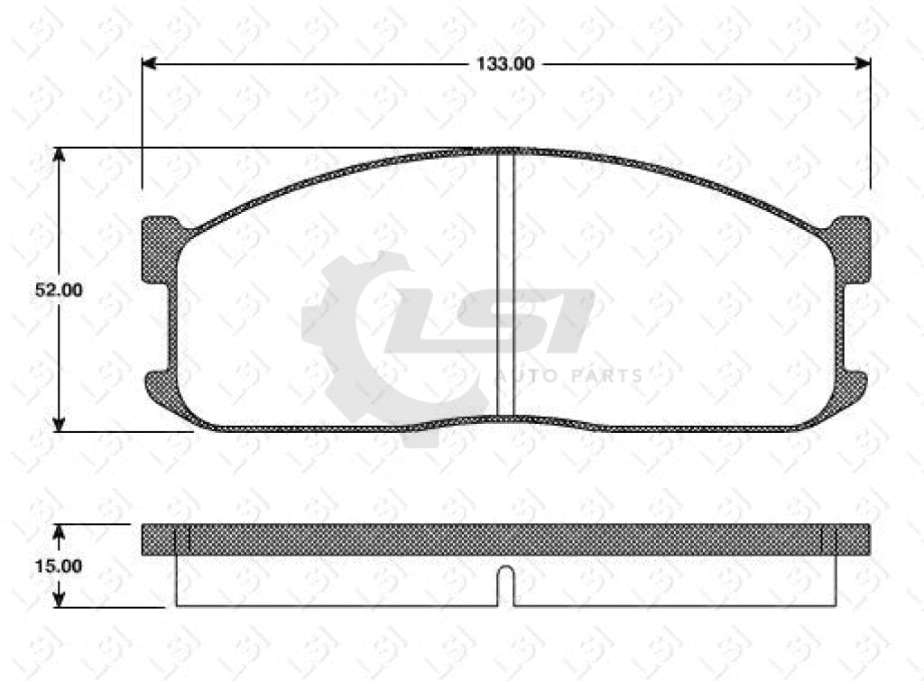 Remsa Brake Pads Fr Ford