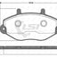 Remsa Brake Pads Fr Ford