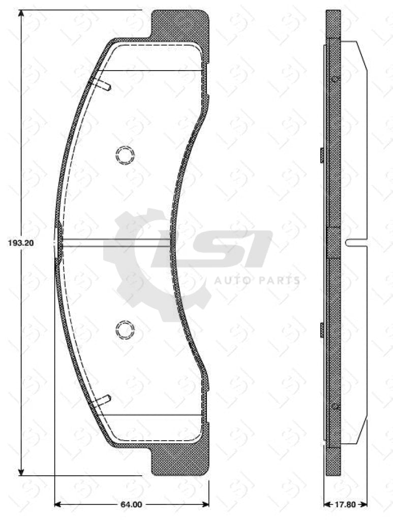 Remsa Brake Pads Fr Ford