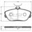 Remsa Brake Pads Fr Ford