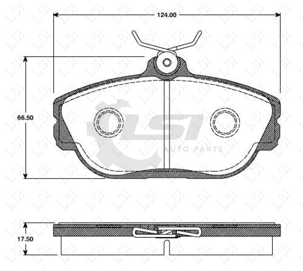 Remsa Brake Pads Fr Ford