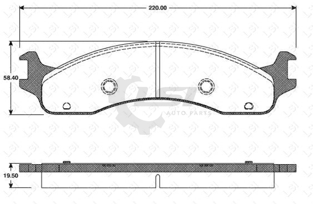 Remsa Brake Pads Fr Ford