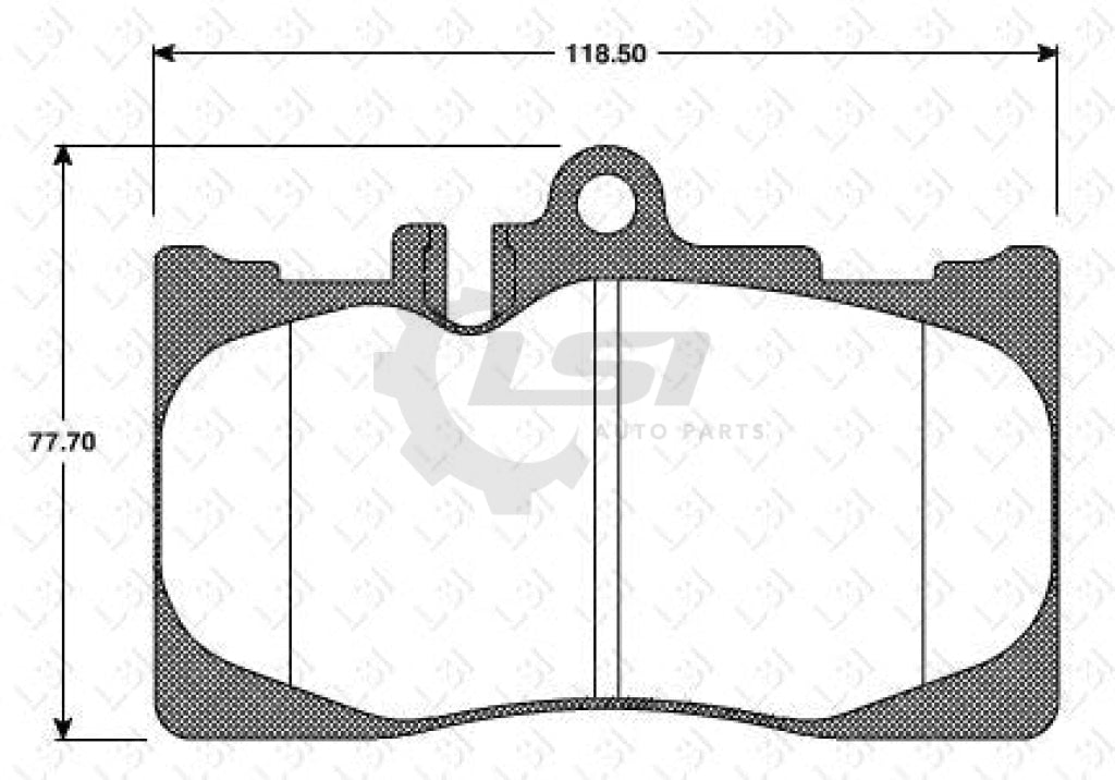 Remsa Brake Pads Fr Lexus