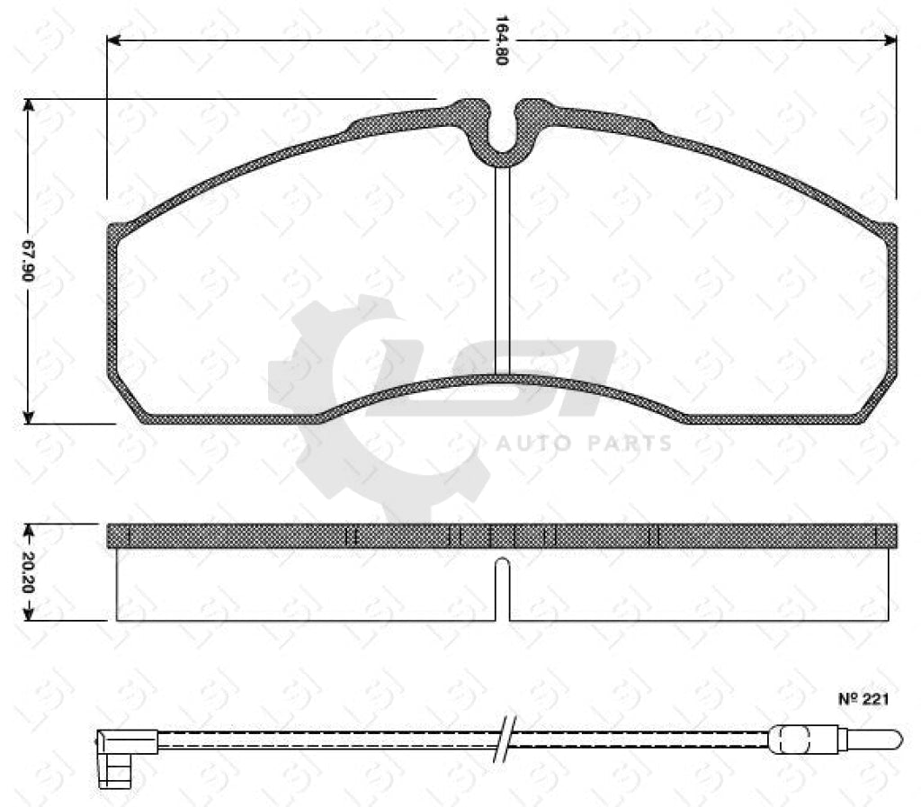 Remsa Brake Pads Fr Mercedes Benz/ Renault