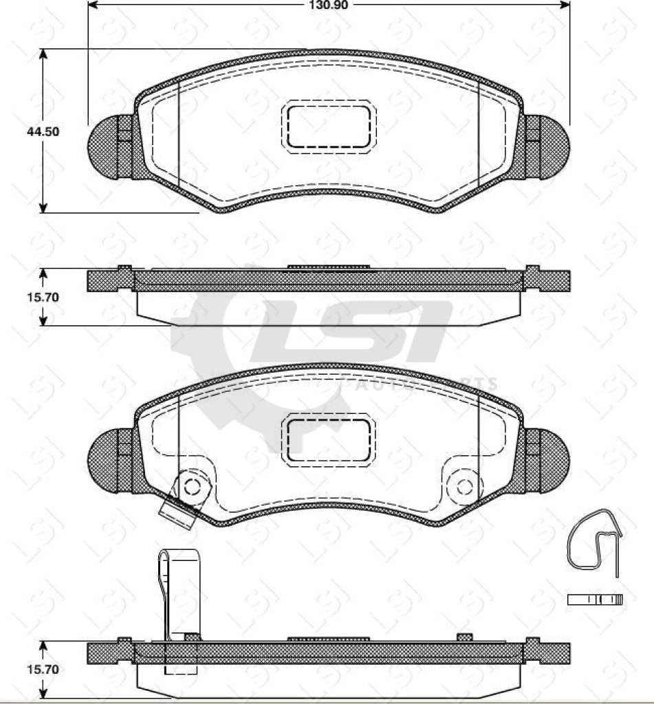 Remsa Brake Pads Fr Suzuki