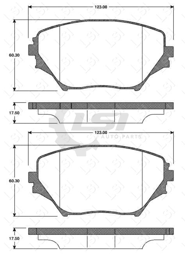 Remsa Brake Pads Fr Toyota