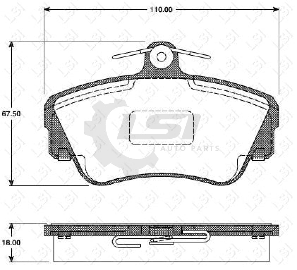 Remsa Brake Pads Fr Volvo