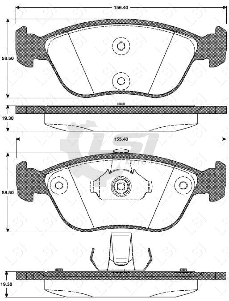 Remsa Brake Pads Fr Volvo