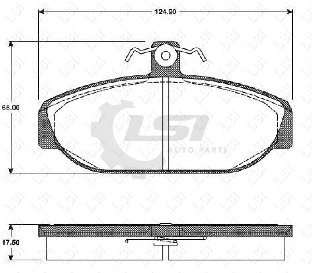 Remsa Brake Pads Fr Volvo