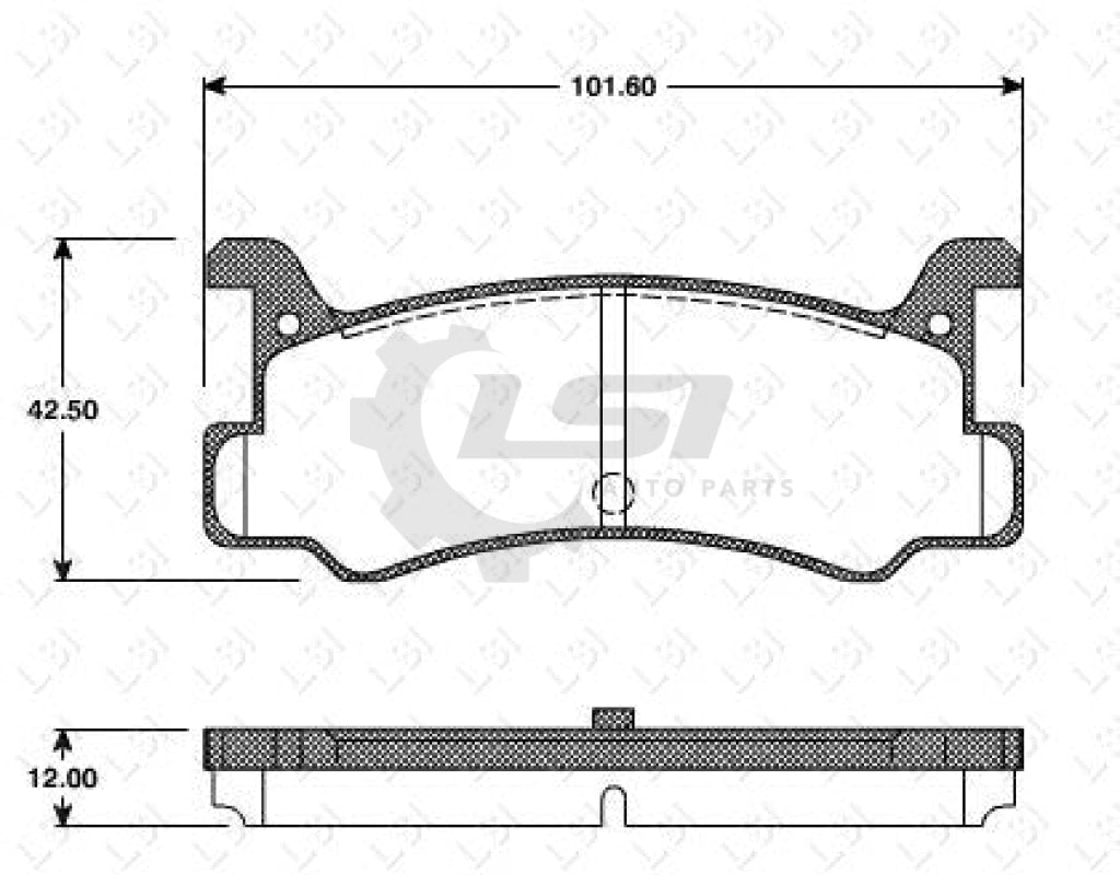 Remsa Brake Pads Rear Daihatsu/Mazda