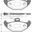 Remsa Brake Pads Rear Renault