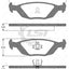 Remsa Brake Pads Rear Saab