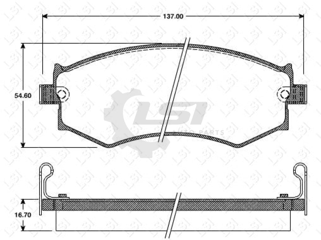 Remsa Brake Pads Sumitomo Caliper