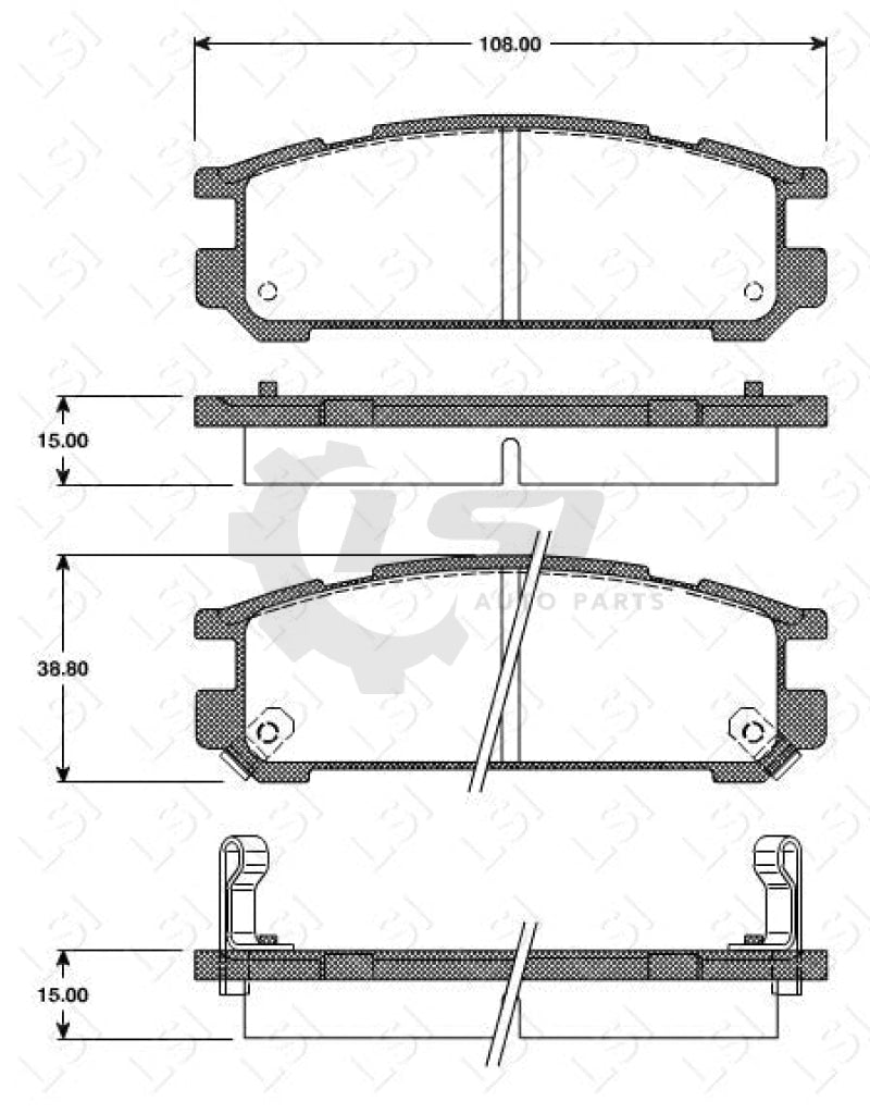 Remsa Ultra Ceramic Brake Pads