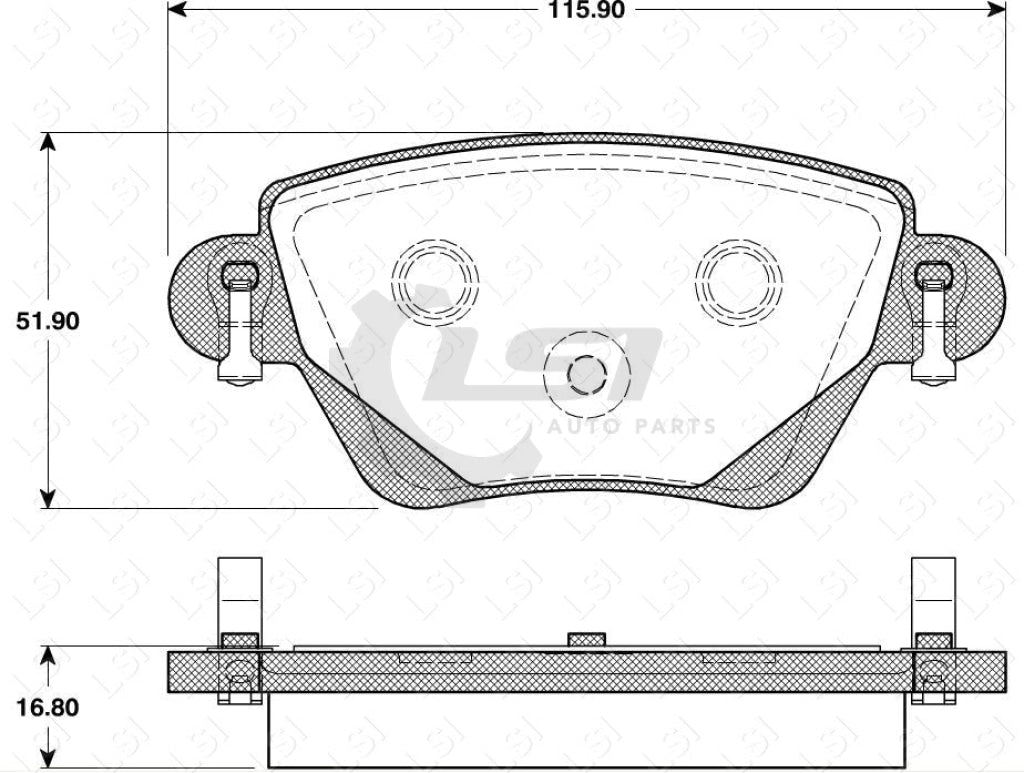 Remsa Ultra Ceramic Brake Pads