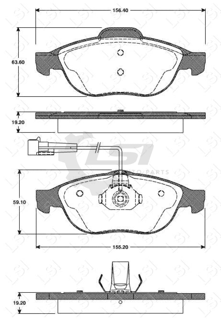 Roadhouse Brake Pads Fr Alfa Romeo