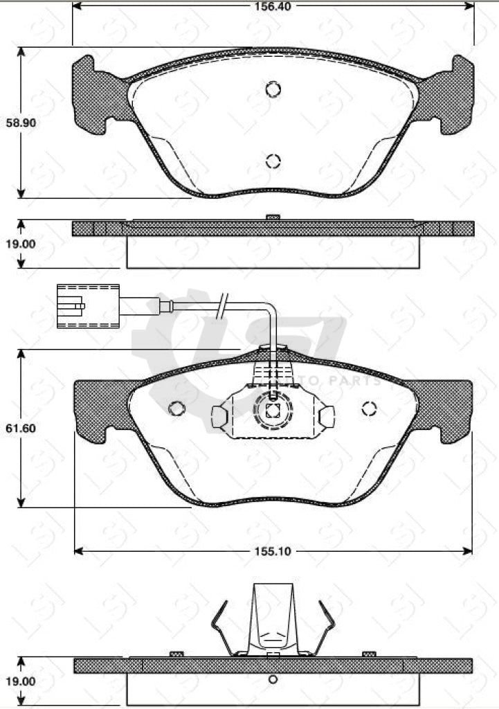 Roadhouse Brake Pads Fr Alfa Romeo