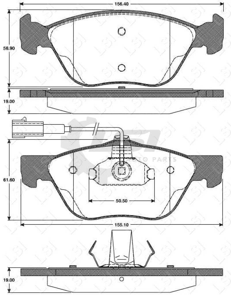 Roadhouse Brake Pads Fr Alfa Romeo