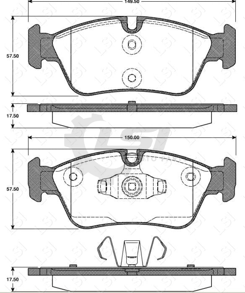 Roadhouse Brake Pads Fr Bmw