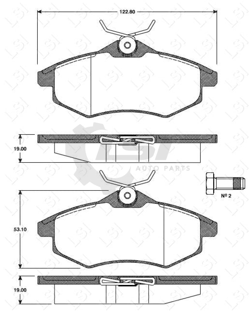 Roadhouse Brake Pads Fr Citroen