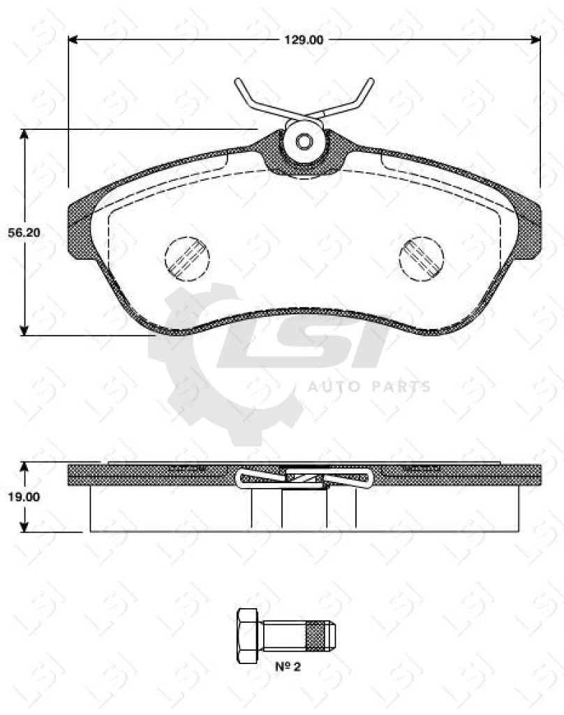 Roadhouse Brake Pads Fr Citroen