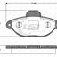 Roadhouse Brake Pads Fr Fiat