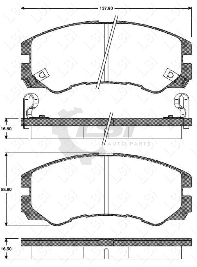 Roadhouse Brake Pads Fr Holden