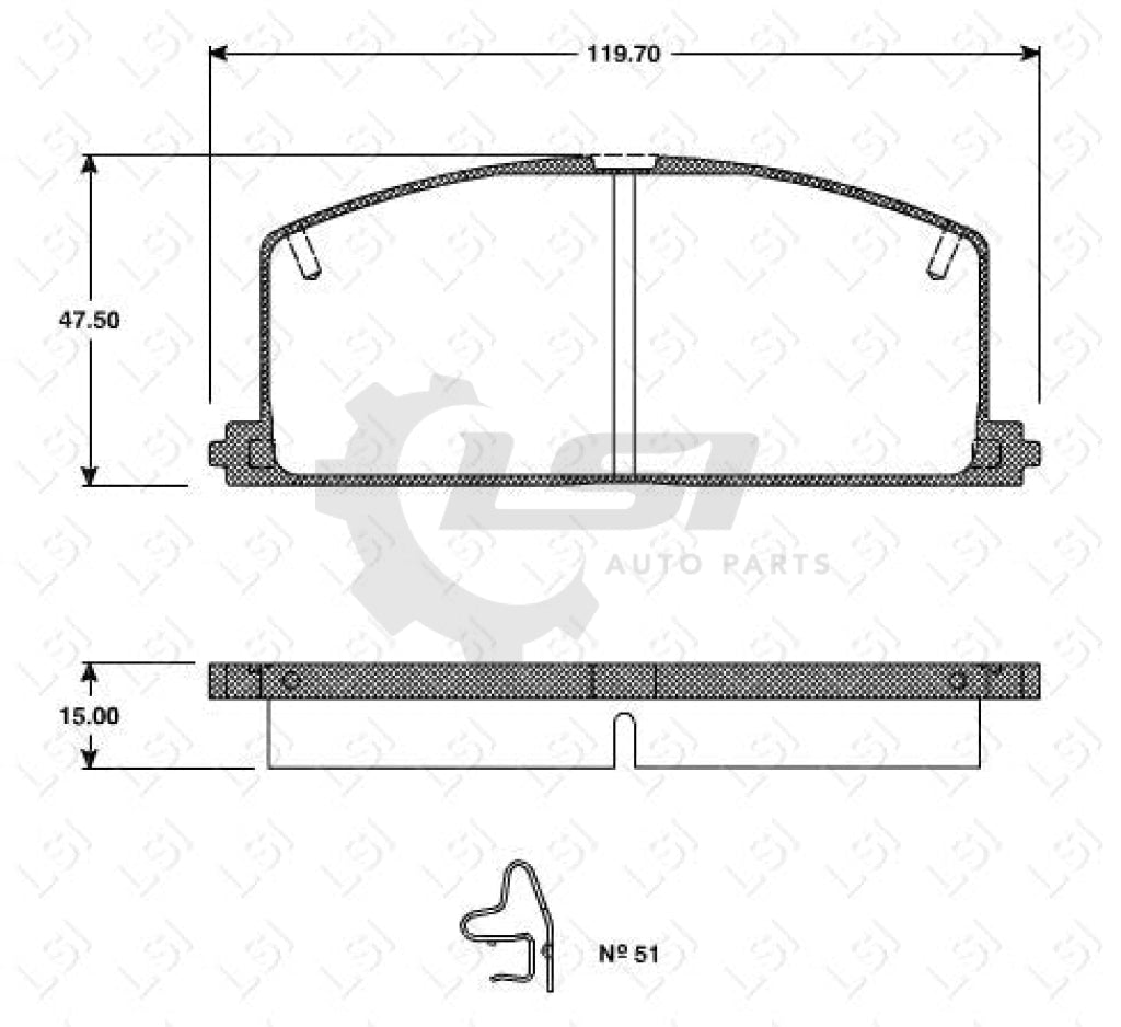 Roadhouse Brake Pads Fr Holden