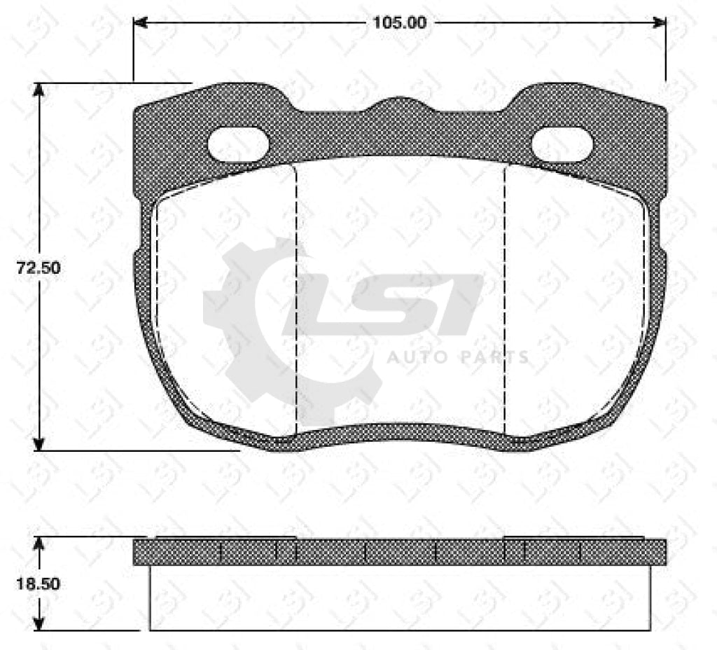 Roadhouse Brake Pads Fr Landrover