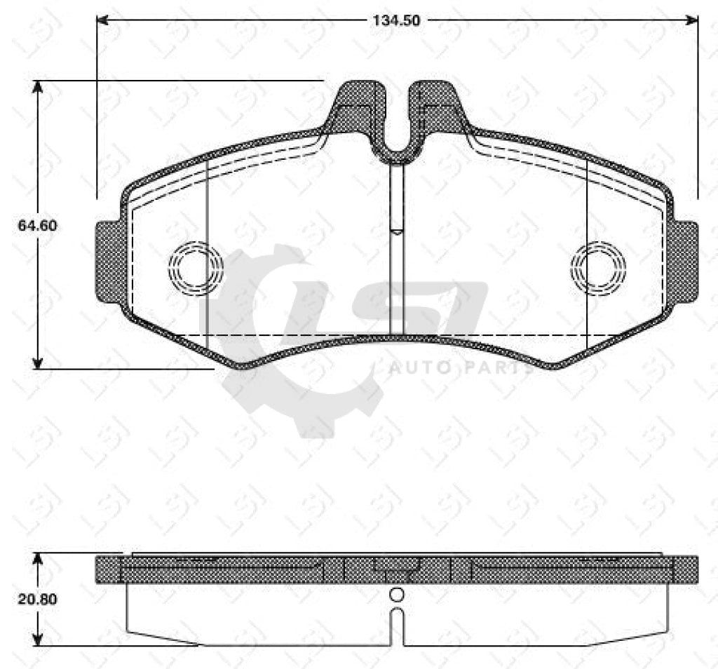 Roadhouse Brake Pads Fr Mercedes Benz