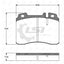 Roadhouse Brake Pads Fr Mercedes Benz