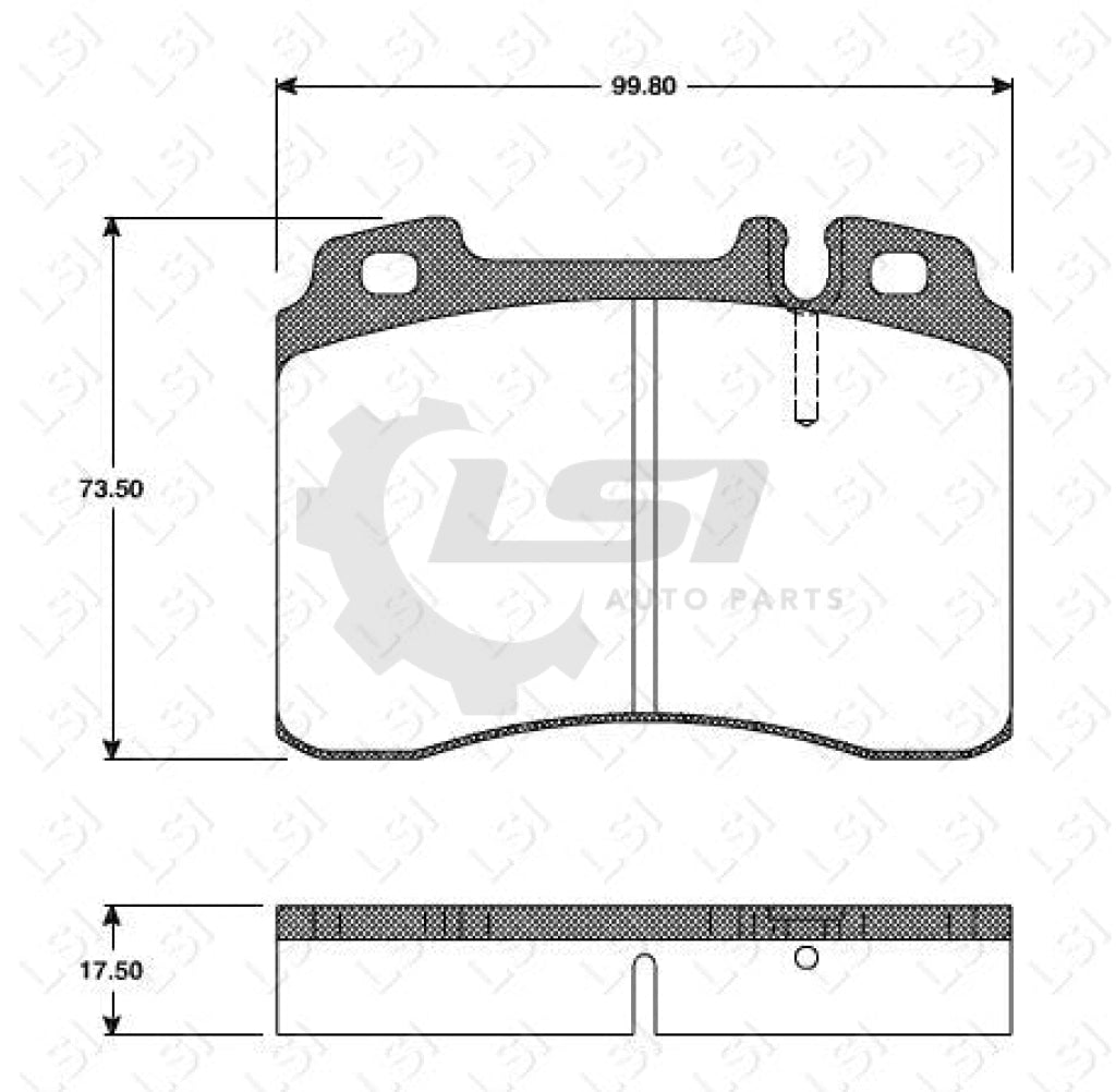 Roadhouse Brake Pads Fr Mercedes Benz