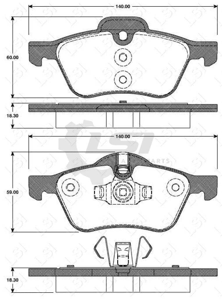 Roadhouse Brake Pads Fr Mini (Bmw)