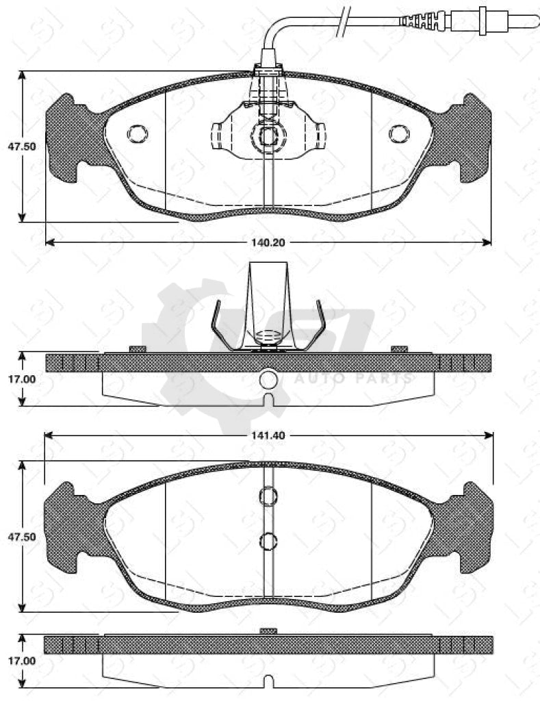 Roadhouse Brake Pads Fr Peugeot