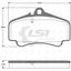 Roadhouse Brake Pads Fr Porsche