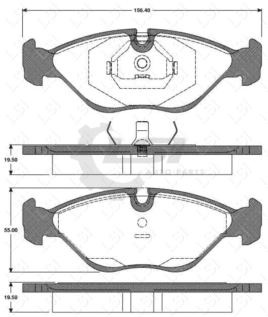 Roadhouse Brake Pads Fr Saab