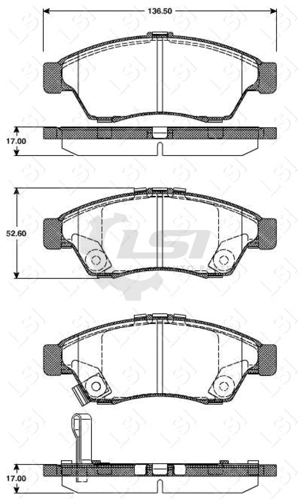 Roadhouse Brake Pads Fr Suzuki