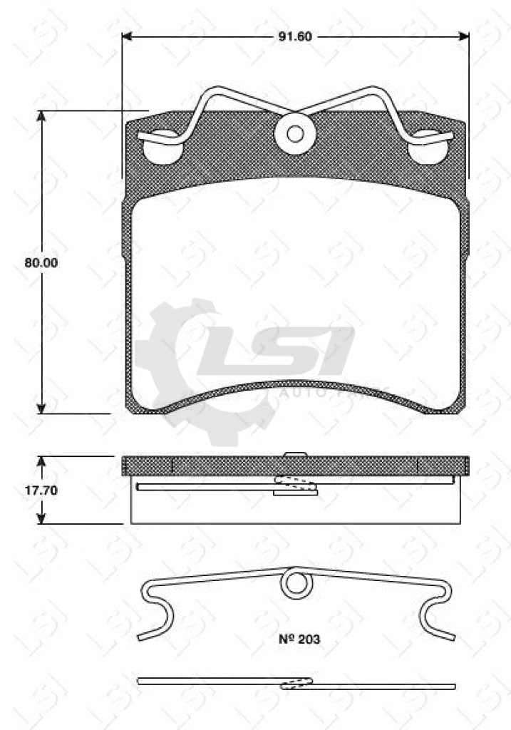 Roadhouse Brake Pads Fr Vw