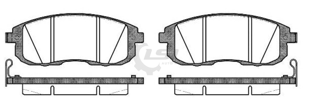 Roadhouse Brake Pads Front Nissan