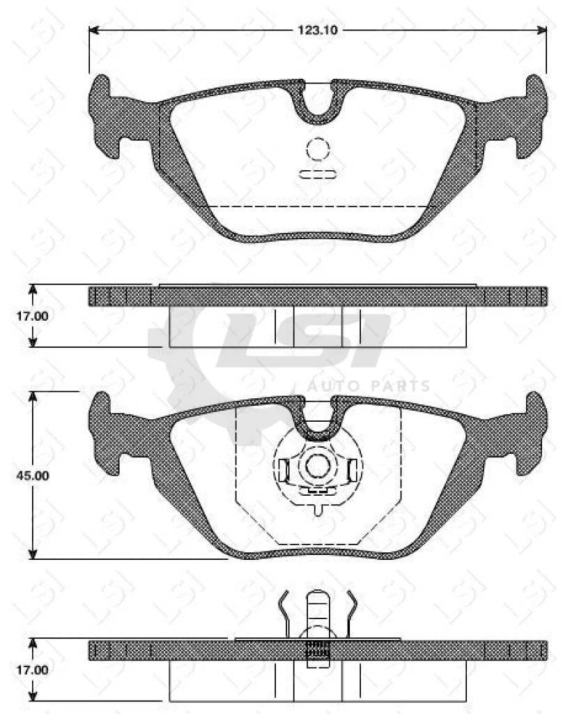 Roadhouse Brake Pads Rear Bmw